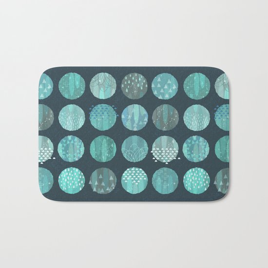 CELESTIAL BODIES - MIDNIGHT Bath Mat