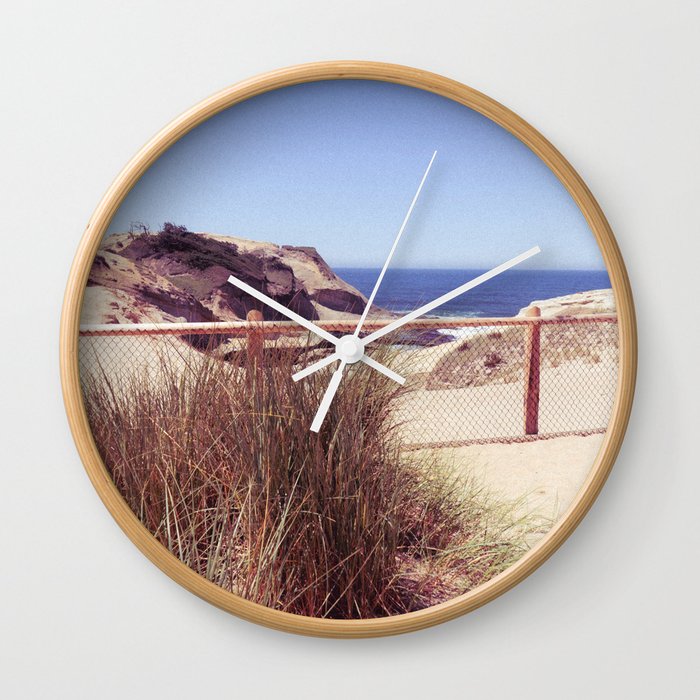 Oregon Coast | Vintage Ocean Views Wall Clock