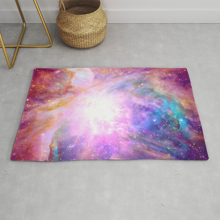 Space and Stars Galaxy Nebula Rug