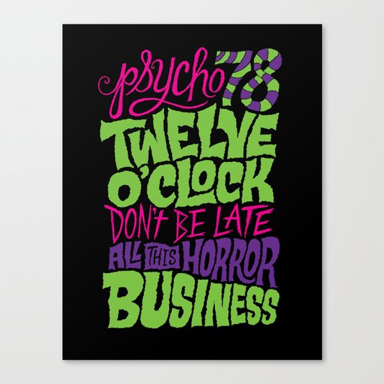 Horror Business Canvas Print
