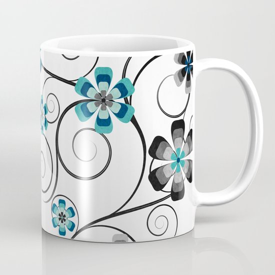 Winter Flowers Coffee Mug