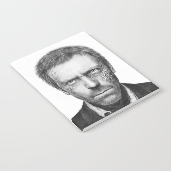 Hugh Laurie from House MD Doctor House Notebook