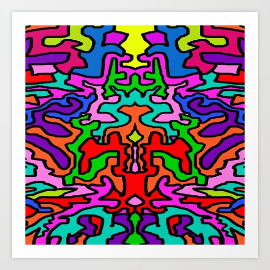 Pop Elisavet | Doodle Mandhala Art Print