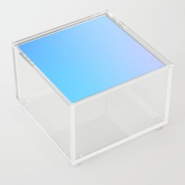 9 Blue Gradient 220506 Aura Ombre Valourine Digital Minimalist Art Acrylic Box