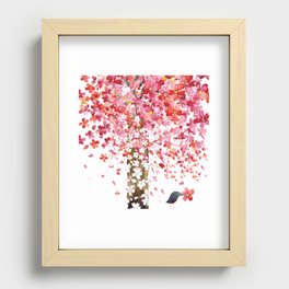 CHERRY WIND Recessed Framed Print