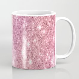 Green and Pink Glitter Coffee Mug