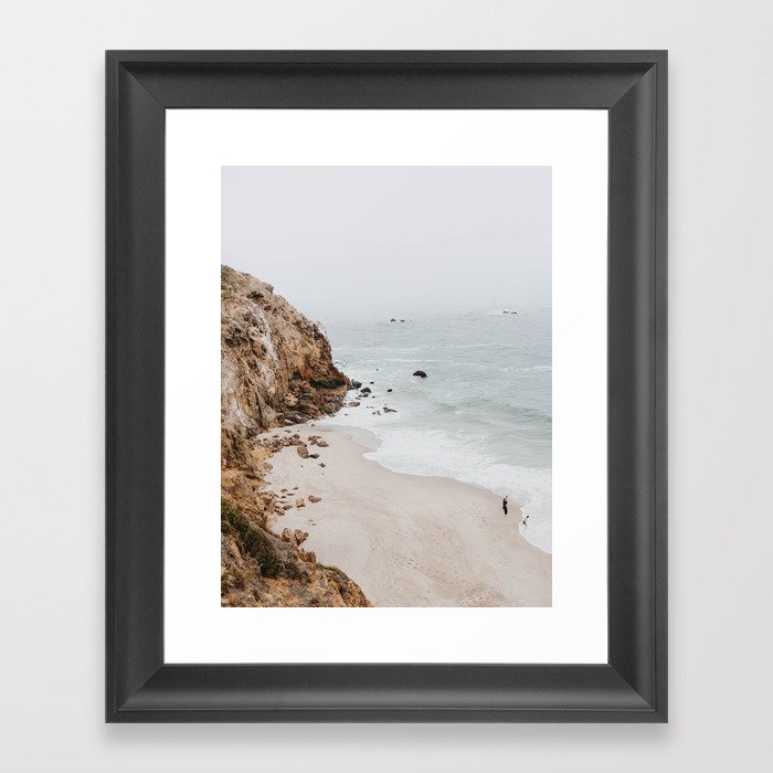 malibu coast / california Gerahmter Kunstdruck