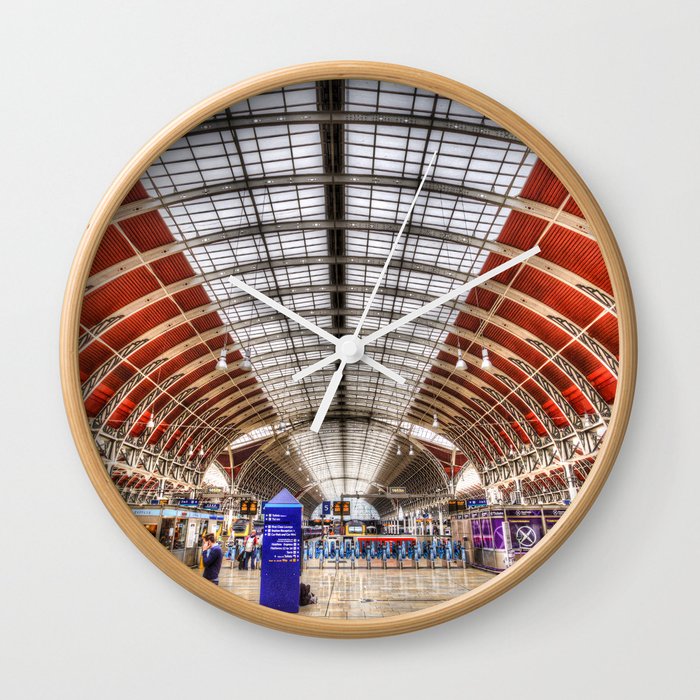 Paddington Station London Wall Clock By Davidpyatt Society6