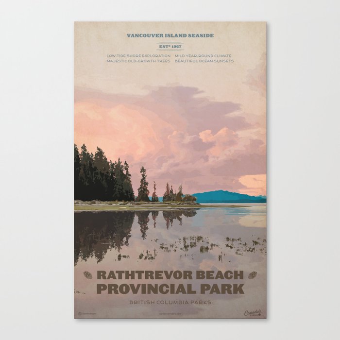 Rathtrevor Beach Provincial Park Canvas Print