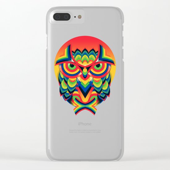 Owl 3 Clear iPhone Case