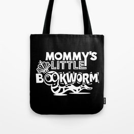 Mommy's Little Bookworm Cute Kids School Tote Bag