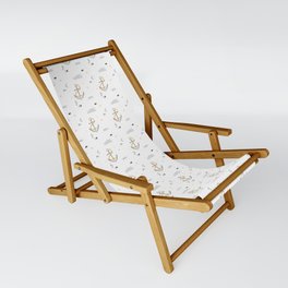 Anchor pattern Sling Chair