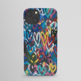 Love Wall Graffiti Street Art iPhone Case