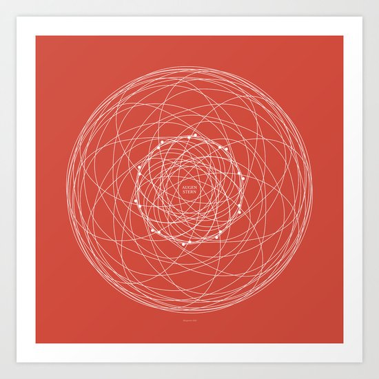 Ornament – Augenstern Art Print