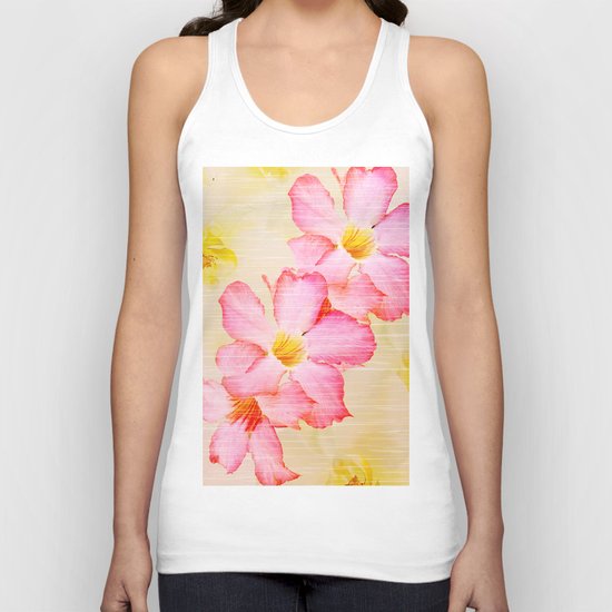 Desert Rose and Orchids Unisex Tank Top