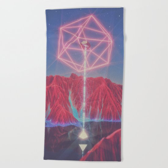 Teleportation Beach Towel
