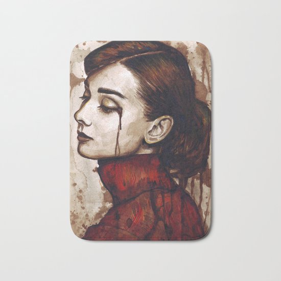 Audrey Hepburn Bath Mat