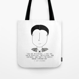 Amor literario: F Scott Fitzgerald Tote Bag