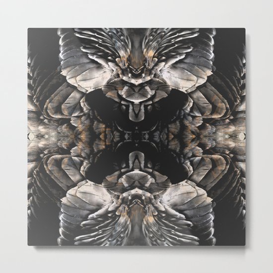 Dark Feathers Metal Print