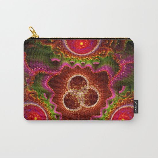 Balance and Chaos, modern fractal abstract Carry-All Pouch