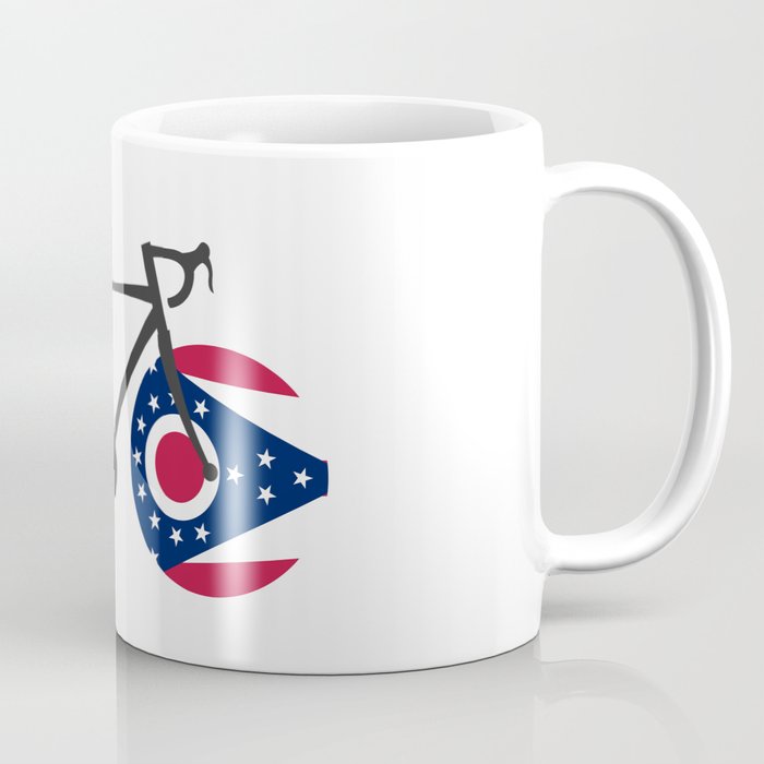 Ohio Flag Cycling Coffee Mug