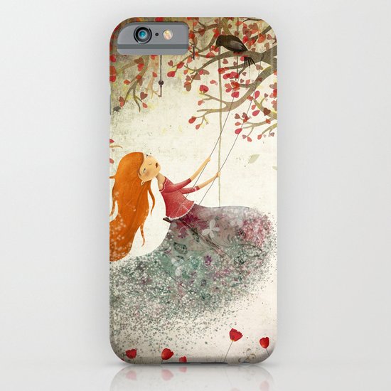 Swinging girl iPhone & iPod Case