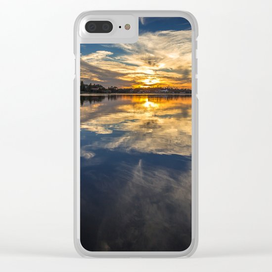 Cloud Art Clear iPhone Case