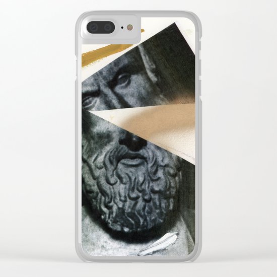 Untitled (Painted Composition 12) Clear iPhone Case