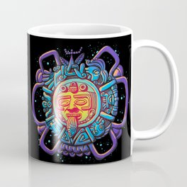 Aztec Sun Coffee Mug | Illustration, Space, Digital 