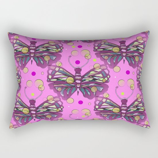 Butterfly Kisses Rectangular Pillow