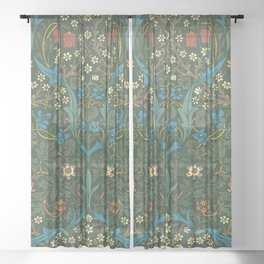 William Morris "Blackthorn" 1. Sheer Curtain