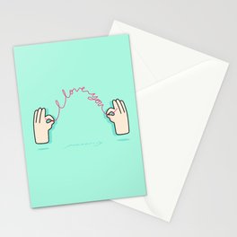 I love you p<0.001-ly. Stationery Card