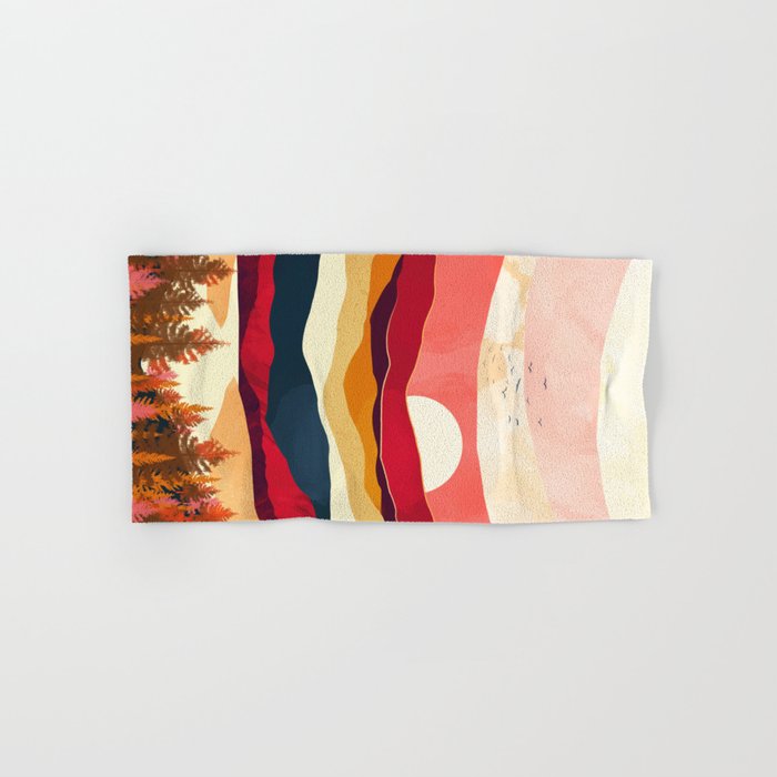 Scarlet Spring Hand Bath Towel by SpaceFrogDesigns Society6
