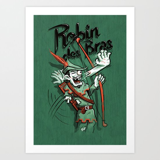 Robin des Bras Art Print