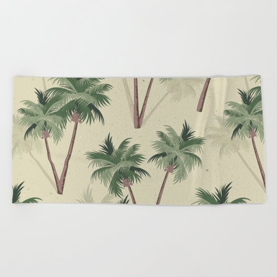 Palm Trees Beach Towel