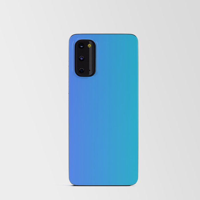 Turquoise Blue Gradient Android Card Case