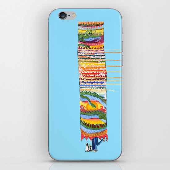 Love in the Year of the Dragon, penguins and lovers iPhone & iPod Skin