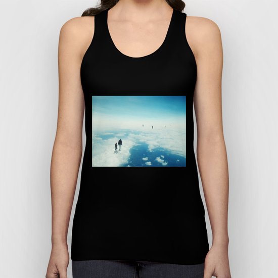 Heaven's already here above the clouds Unisex Tank Top