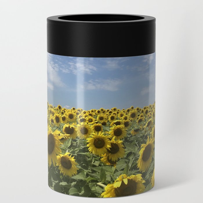 Field of sunflowers, Minneapolis photography series, no. 3 Can Cooler