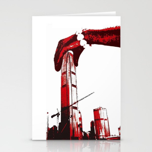 The Hong kong bay giant Stationery Cards