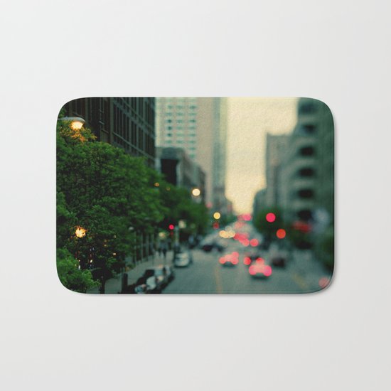 Neon Summer Bath Mat