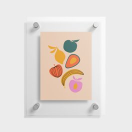 Cut Out Fruits Floating Acrylic Print