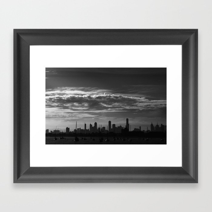 City Sky Framed Art Print