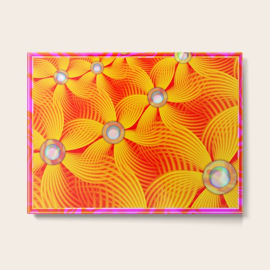Les Fleurs Metal Print