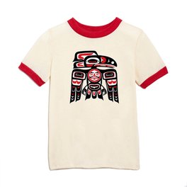 Raven Haida Native American Tlingit Art Alaska Kids T Shirt