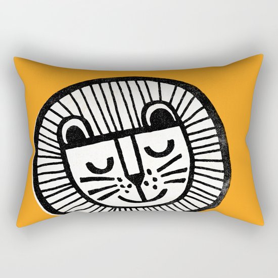 HAPPY LION Rectangular Pillow