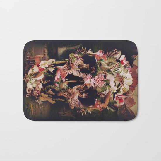Jungle Skull Bath Mat