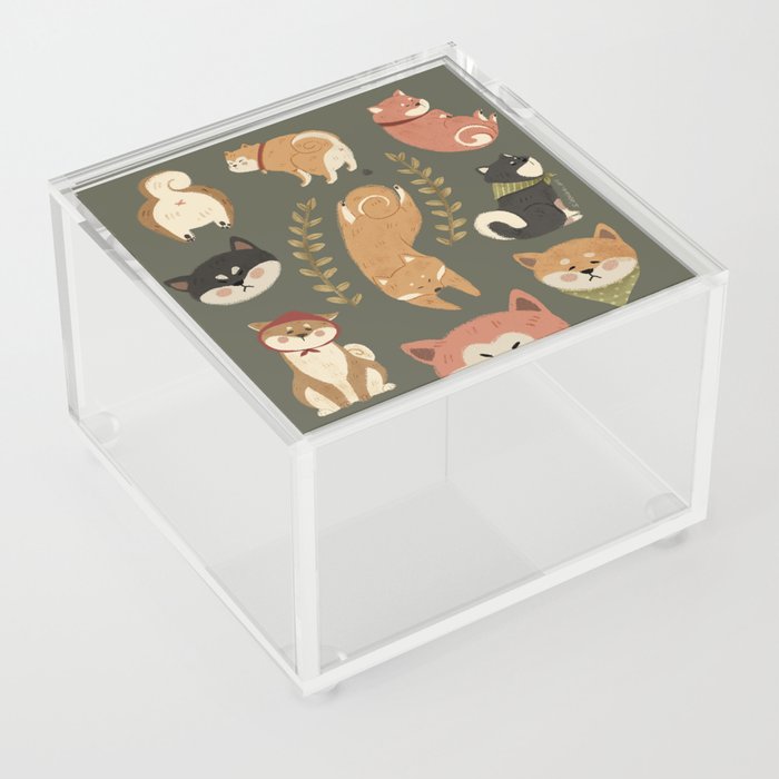 Shiba Inu set Acrylic Box