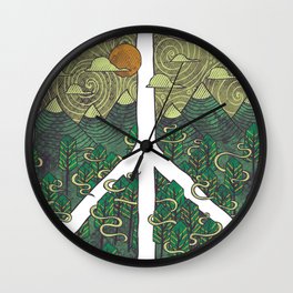 Peaceful Landscape Wall Clock