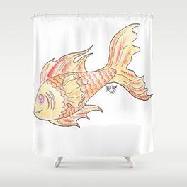 Golden Fish Shower Curtains For Any Bathroom Decor Society6